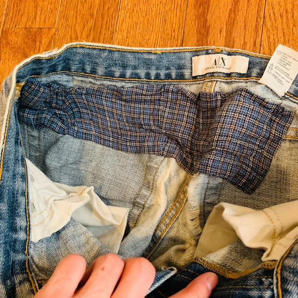Vintage Distressed Armani Exchange Bootcut Jeans 29 X 30 - Picture 6 of 12